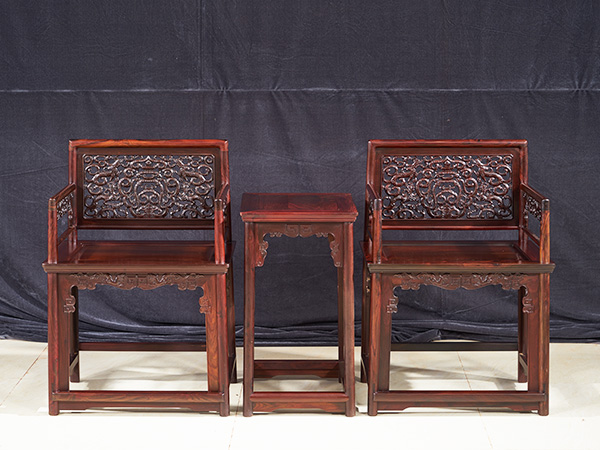 老挝大红酸枝玫瑰椅